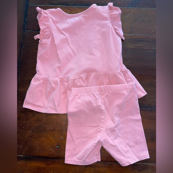 Pink Chicken Toddler Two Piece Outfit - Picture 5 of 6